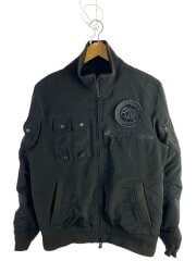 画像：フライトジャケット/L/ナイロン/BLK