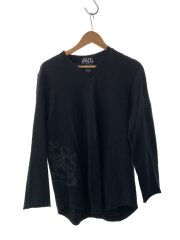 画像：長袖Tシャツ/M/コットン/BLK/MTS0405AW