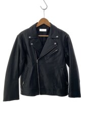 画像：ダブルライダースジャケット/FREE/山羊革/BLK/21-010-700-8019-3-0