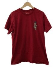 画像：Tシャツ/L/コットン/RED
