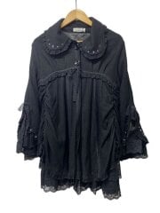画像：ジャケット/--/コットン/BLK/無地/ゴスロリ/フリル