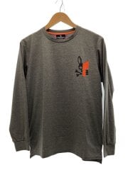 画像：長袖Tシャツ/S/ポリエステル/GRY/CSS410