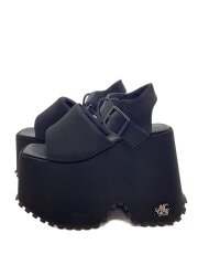 画像：厚底パデットサンダル/M/BLK