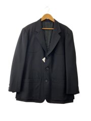 画像：90s/テーラードジャケット/M/ウール/BLK/MS-J09-102