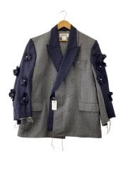 画像：リメイク/テーラードジャケット/FREE/ナイロン/GRY/DS NS-JK