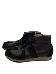 画像：ソール削れ有/ハイカットスニーカー/42/BLK