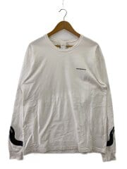 画像：長袖Tシャツ/L/コットン/WHT
