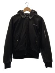 画像：デタッチャブル フーデッド ブルゾン/ジャケット/L/ポリエステル/BLK