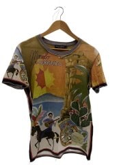 画像：Tシャツ/46/コットン/BEG/総柄/G8HC7T