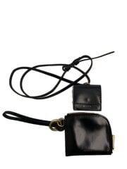 画像：小傷有/LUCE ショルダー フラグメント財布/バッグ/レザー/BLK