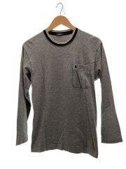 画像：長袖Tシャツ/M/コットン/GRY