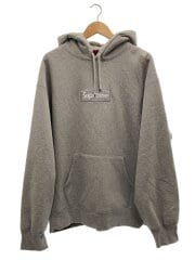 画像：24FW BOX LOGO HOODED SWEATSHIRT/パーカー/XL/コットン/GRY