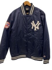 画像：スタジャン/L/ナイロン/NVY/MM23-NYK-0052-NVY5-L