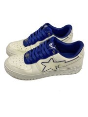 画像：ローカットスニーカー/28cm/BLU/つま先生地ヒビ・割れ有