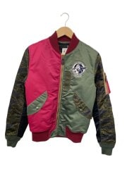 画像：フライトジャケット/S/ナイロン/KHK/0243AB11