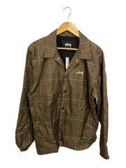 画像：19AW/Plaid Coach Jacket/ナイロンジャケット/M/ポリエステル/BRW/115481