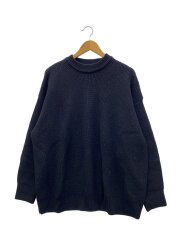 画像：THE DAY/MERINO WOOL CREWNECK KNIT/1/ウール/BLK/D25WS-03001//