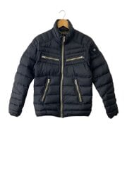 画像：ダウンジャケット/S/ナイロン/BLK/無地