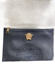 画像：ポーチ/--/BLK/無地