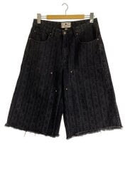 画像：ショートパンツ/M/コットン/BLK//