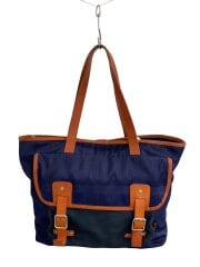 画像：バッグ/キャンバス/NVY/無地