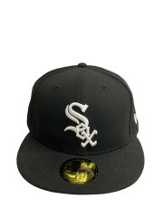 画像：シカゴホワイトソックス/キャップ/7 3/4/ポリエステル/BLK/無地/メンズ