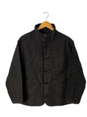 画像：Moleskin Chinese Jacket/ジャケット/1/コットン/BLK/無地