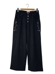 画像：Flower studs stripe slacks/スラックスパンツ/BW1181