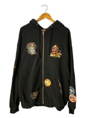 画像：24AW/ジップパーカー/XL/コットン/BLK/101243012020