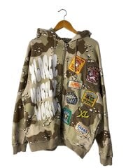 画像：ジップパーカー/XL/コットン/BEG/カモフラ/101244012003