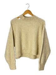 画像：24AW/ラメヤーンニット/ニット・セーター(厚手)/36/ポリエステル/GLD/無地