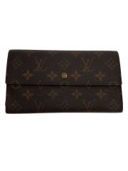 画像：ポルト・トレゾ・モネ_モノグラム・キャンバス/PVC/BRW/メンズ