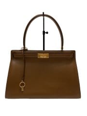 画像：ショルダーバッグ/レザー/BRW/無地/10005634