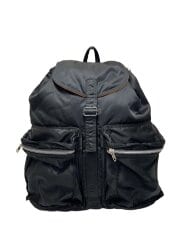 画像：リュック/ナイロン/BLK/無地