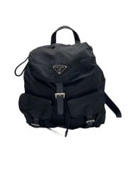 画像：リュック/ナイロン/BLK/無地