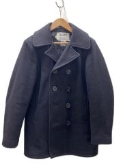 画像：ピーコート/36/ウール/BLK/無地