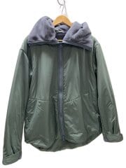 画像：ナイロンジャケット/M/ポリエステル/GRN/無地