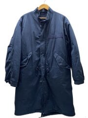 画像：モッズコート/L/コットン/NVY/無地