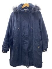 画像：モッズコート/XL/コットン/BLK/無地/90s～