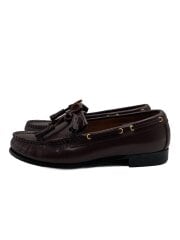 画像：ローファー/23.5cm/BRW/レザー