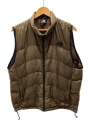 画像：ACONCAGUA VEST_アコンカグアベスト/L/ナイロン/BRW/無地