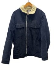 画像：ジャケット/XL/コットン/BLK