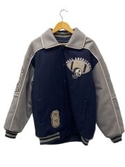 画像：90s/スタジャン/L/ウール/NVY