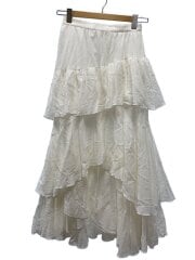 画像：ロングスカート/1/コットン/WHT/SWFS244217
