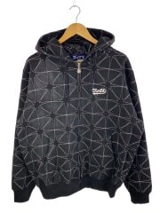 画像：ジップパーカー/L/コットン/BLK/243BoTT26/Sparkle Stitch Zip Hoodie