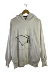 画像：パーカー/3/コットン/WHT/UC1B4807-01/22SS/パッチプリントドルマンフーディー