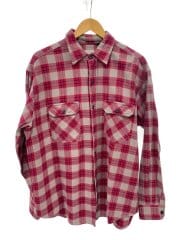 画像：ネルシャツ/L/--/RED/チェック