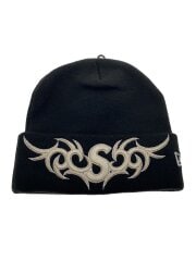 画像：×NEW ERA/Tribal S logo Beanie/アクリル/BLK/メンズ