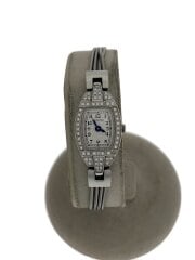 画像：クォーツ腕時計/アナログ/--/WHT/SLV/ダイヤベゼル