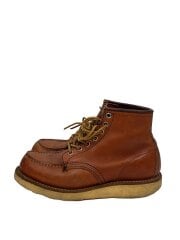 画像：レースアップブーツ/US4 1/2/BRW/レザー/8875